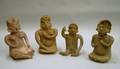 Four PreColumbian Pottery Figures