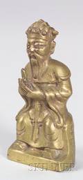 Chinese Bronze Deity