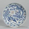 Chinese Glazed Ceramic Plate
