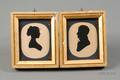Pair of Silhouette Portraits