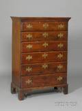 Chippendale Maple Tall Chest of Drawers