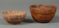 Two Small Turned Burl Bowls
