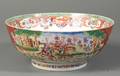 Chinese Export Porcelain Hunt Bowl