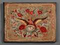 Wool and Cotton Pictorial Hooked Rug with Bird and Nest