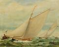 American School Late 19thearly 20th Century Yacht Race