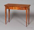 Federal Mahogany Inlaid Card Table