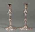 Pair of Silver Candlesticks