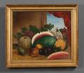 American School 19th Century Still Life of Fruit