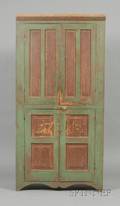 Federal Pine and Poplar Painted Cupboard