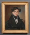 AngloAmerican 19th Century Portrait of a Young Man