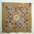 Pieced Printed Cotton and Chintz Patchwork Dewindt Quilt
