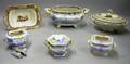 Six Pieces of English Transfer Decorated Staffordshire Tableware