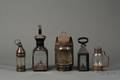 Five Tin and Glass Lanterns