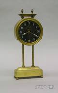Brasscased Gravity Clock
