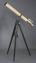 Alvan Clark 5inch Refracting Telescope on Tripod