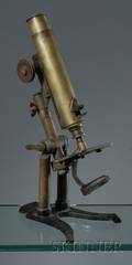 Early American Brass Microscope