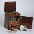 Traveling Mahogany Medicine Chest