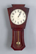 E Howard  Co mahogany keystone regulator clock ca 1895