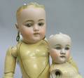 Two German Bisque Dolls