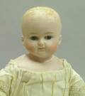 German Bisque Turned Shoulder Head Doll