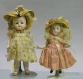 Two AllBisque Dolls