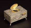 Silver Singing Bird Box Automaton