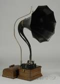 Edison Fireside Phonograph with Cygnet Horn