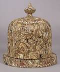 Copeland and Garrett Agate Ware Cheese Dish and Cover