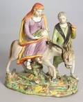 Staffordshire Pearlware Flight into Egypt Group