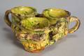 West Country Slipware Triple Fuddling Cup