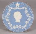 Wedgwood Light Blue Jasper Dip Commemorative Plate