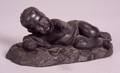 Wedgwood Black Basalt Model of a Reclining Boy