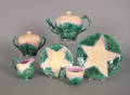 Group of majolica late 19th c