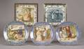 Fifteen Wedgwood Transfer Printed Month Related Items