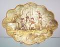 Wedgwood Emile Lessore Decorated Queens Ware Dish