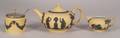 Three Wedgwood Yellow Jasper Dip Items