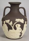 Wedgwood Solid Black Jasper Portland Vase