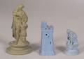 Three Pottery Chess Pieces
