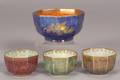 Four Wedgwood Octagonal Shaped Lustre Bowls