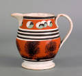 Mocha pitcher 19th c