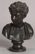 Wedgwood  Bentley Black Basalt Bust of Marcus Aurelius