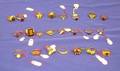 Group of 14kt and 10kt Gold and Gemset Rings