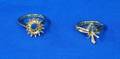 Two 14kt Gold Ring Mounts