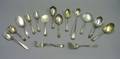 Fourteen Assorted Sterling Silver Serving and Place Flatware Articles