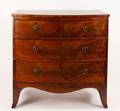George IV Mahogany Bow Front Chest of Drawers
