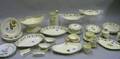 Approximately Thirtythree Assorted Creamware Table Items