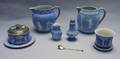 Seven Wedgwood Light Blue Jasper Items