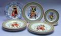 Twelve Wedgwood Transfer Playing Card Decorated Plates