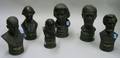 Six Wedgwood Black Basalt Busts
