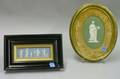 Two Framed Wedgwood Jasper Plaques